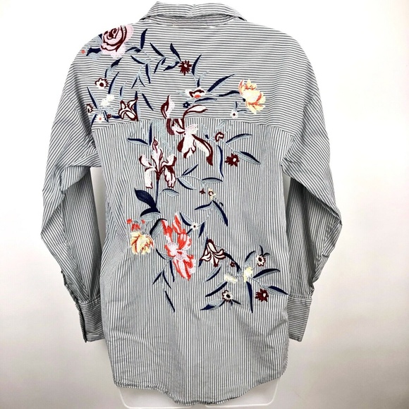 Anthropologie Skies Are Blue Womens XS Popover Top - Picture 2 of 12